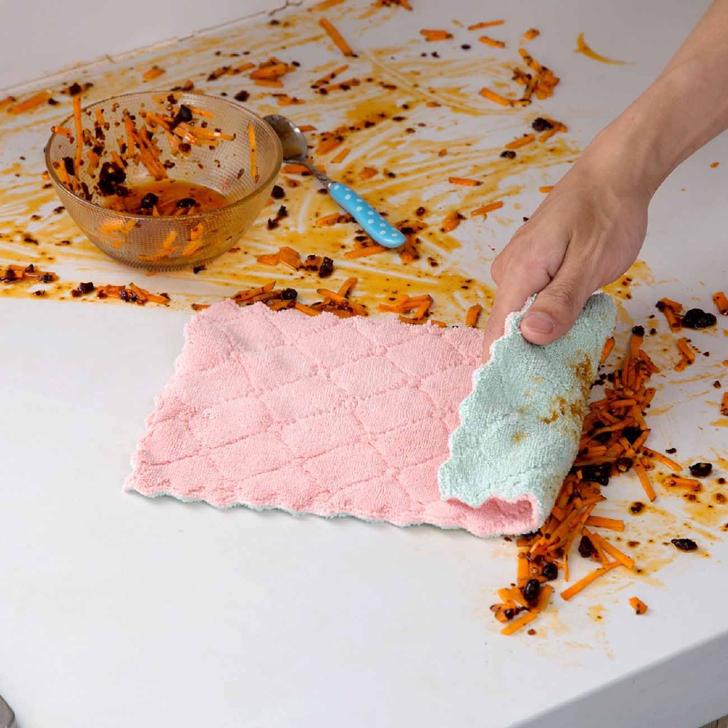 Bộ 5/10 Khăn Lau JUJIAJIA Loại Dày Thấm Hút Nước Tốt