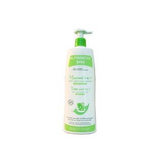 Sữa tắm gội hữu cơ tạo bọt cho bé 3in1 Alphanova 500ml