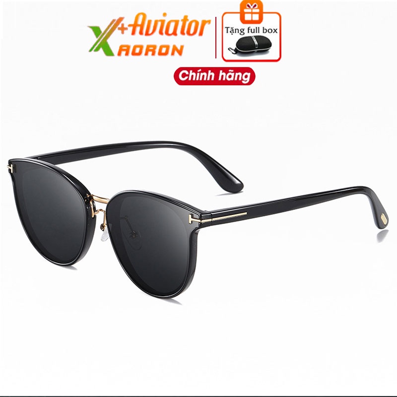 Kính Mát Nam Nữ AVIATOR AORON Pha Lê Mắt kính Phân Cực Mẫu 2023 Sang Trọng Thời Trang