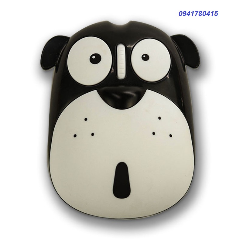 Chuột máy tính  VMW-91 không dây 1200 Dpi 2.4gzh hình chú chó đáng yêu