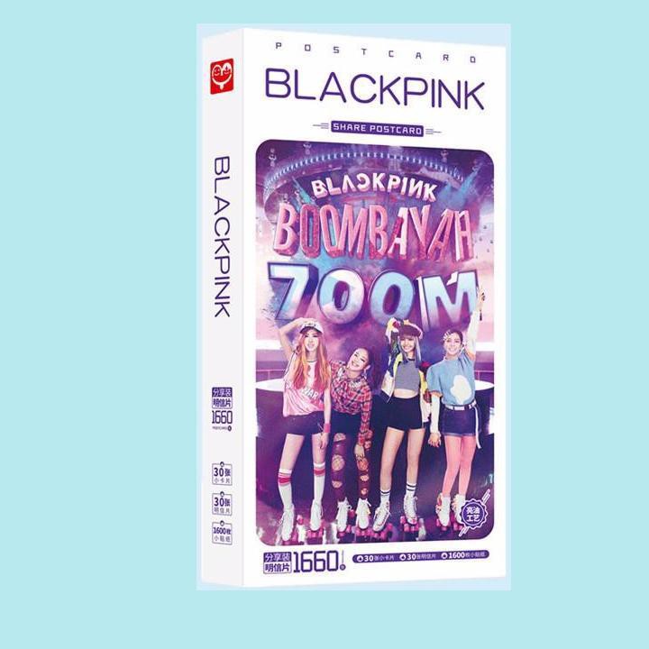 Postcard Blackpink Kill This Love hộp ảnh 30 tấm in hình thần tượng Hàn Quốc quà tặng trang trí xinh xắn