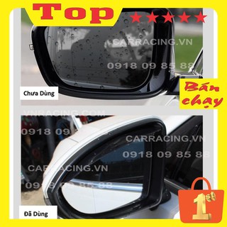 Bộ 2 vè che mưa kính chiếu hậu xe hơi - Vè che mưa gương chiếu hậu chống bám nước