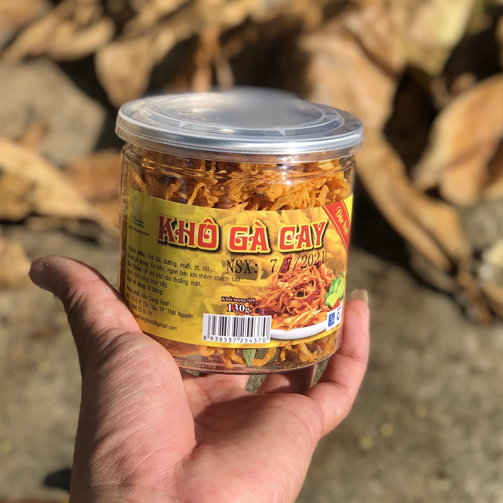 (DATE MỚI) Khô gà lá chanh xé sợi loại ngon, hũ pet 130g | IMINT FOOD - Thế Giới Đồ Ăn Vặt - Khô gà cay | BigBuy360 - bigbuy360.vn