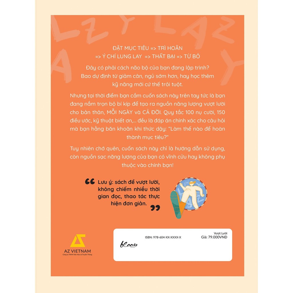 Sách - Vượt Lười - Liệu Trình Cho Người Thiếu Động Lực