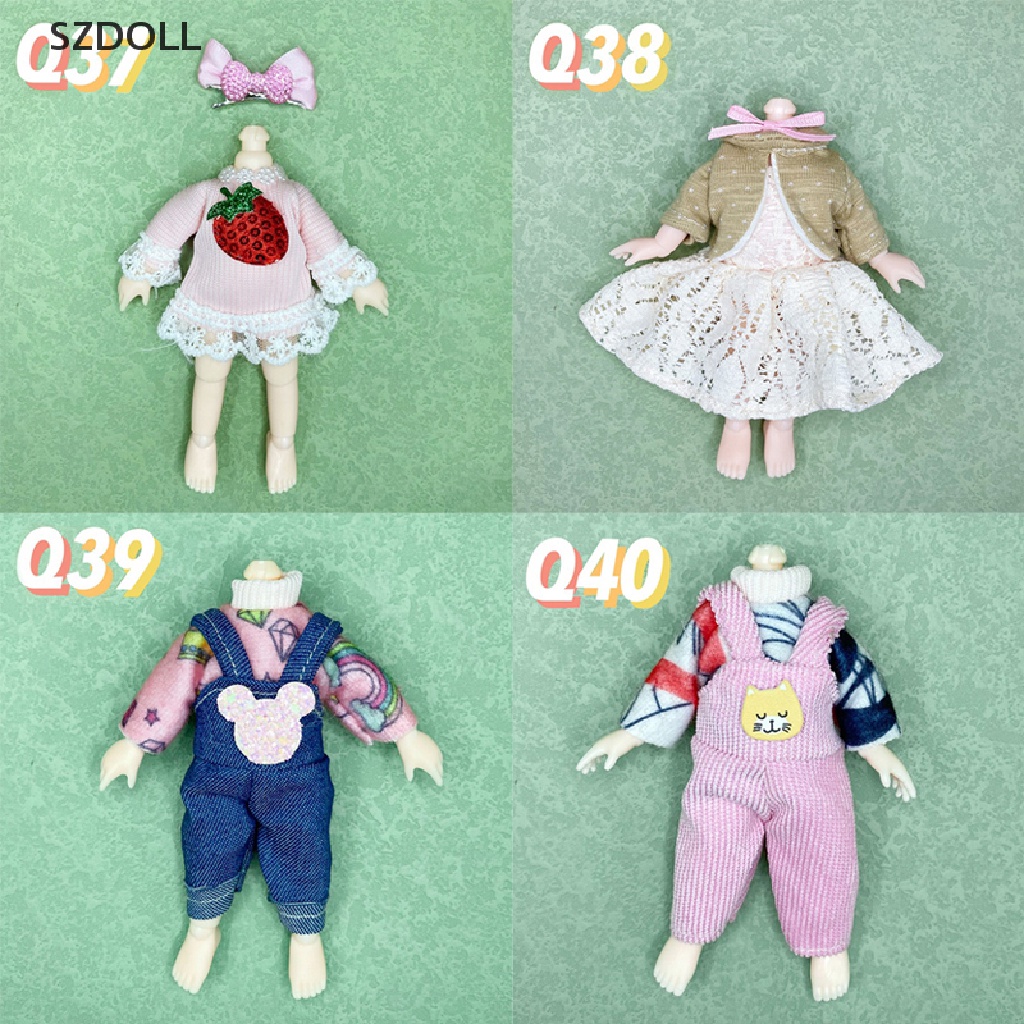 Đầm Thời Trang Cho Búp Bê 16cm Tỉ Lệ 1 / 8