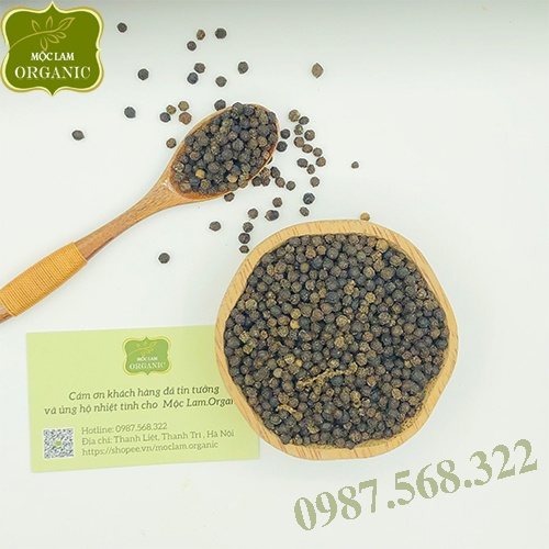 Hạt Tiêu Đen Việt Nam nguyên hạt Loại 1 Túi zíp 100g - 200g