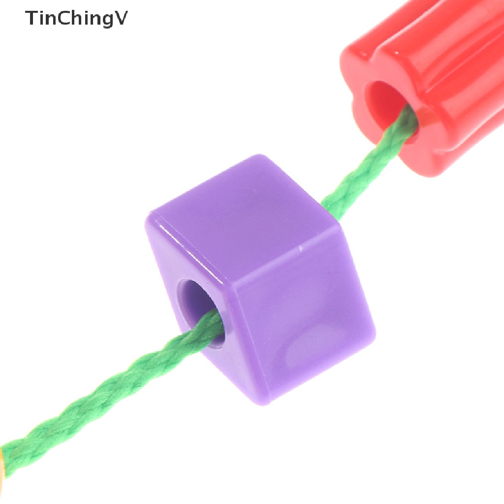 Set 50 Hạt Xỏ Dây Nhiều Màu Sắc Dùng Làm Đồ Chơi Giáo Dục Cho Bé