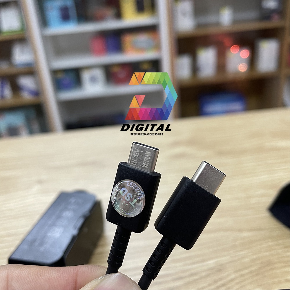 Cáp Sạc Nhanh Samsung Type C to Type C PD 25W Chính Hãng Zin Bóc Máy