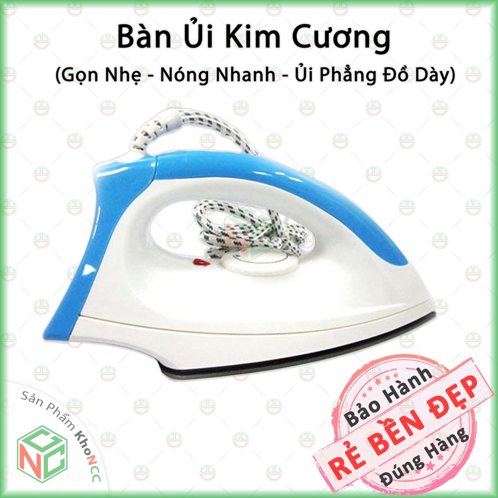 [KhoNCC] Bàn Ủi Là Phẳng Quần Áo Với Nhiều Loại Chất Liệu Vải - Nóng Nhanh Ủi Thẳng - NLVQ-1482-BUKCT602 (Nhiều màu)