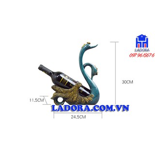Kệ Rượu Vang Đôi Chim Thiên Nga (KR006)