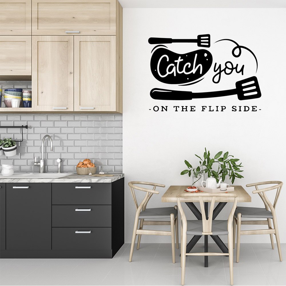 Decal dán tường Họa Tiết Nhà Bếp Dễ Thương Có Thể Tháo Gỡ