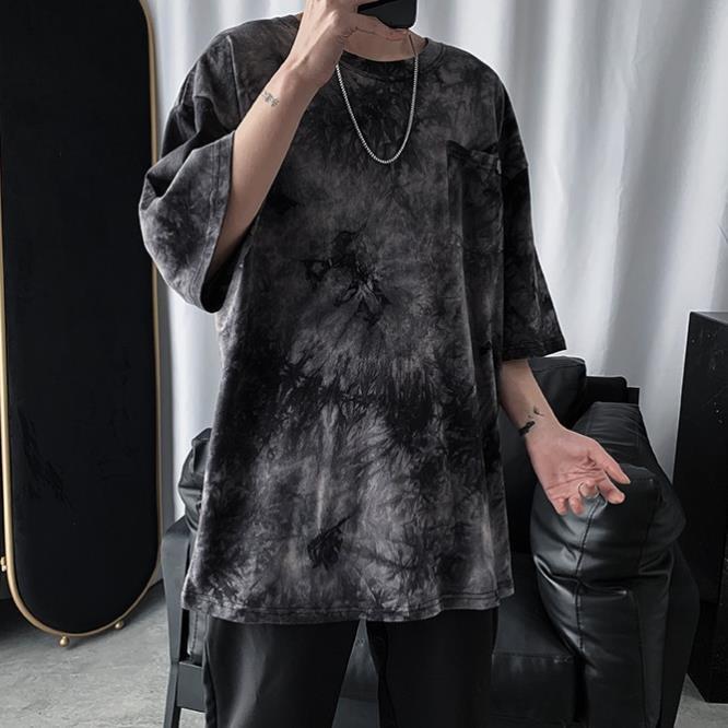 Áo thun nữ form rộng đẹp, Áo thun nữ form rộng Loang Màu Thời Trang Tiktok 2022 | BigBuy360 - bigbuy360.vn