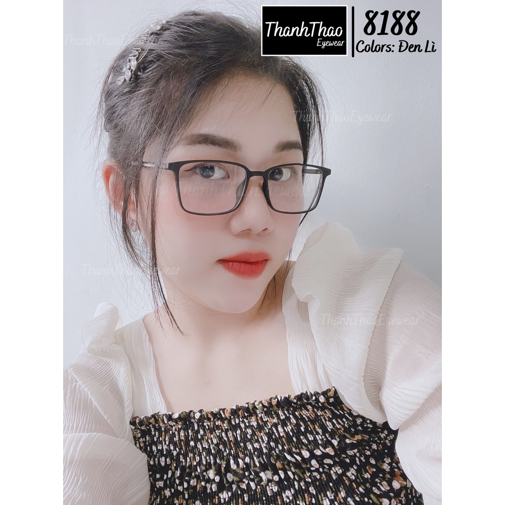 (Ảnh Chụp Thật ) Gọng Kính Mắt Cận Nam Nữ Dáng Vuông 8188 Nhiều Màu Hot Trend 2021- ThanhThaoEyewear | BigBuy360 - bigbuy360.vn