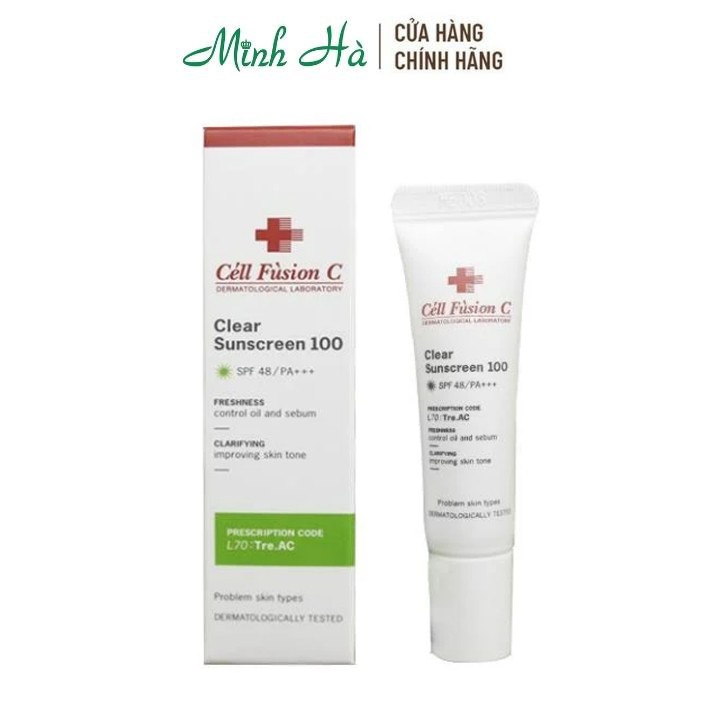 Kem chống nắng Cell Fusion C Control oil and sebum 100 SPF 48+/PA+++ 50ml