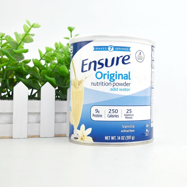 Combo 3 hộp sữa Ensure Orginal Mỹ 397g