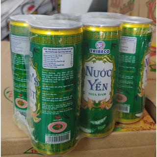 1 lốc 6 lon - Nước yến nha đam Tribeco 240ml