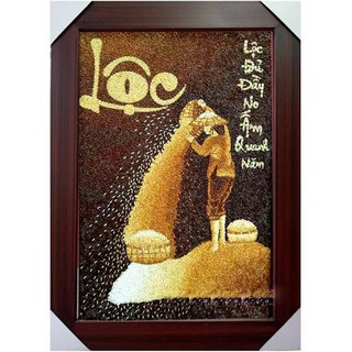 [35x50] Bộ nguyên liệu tranh gạo Lộc