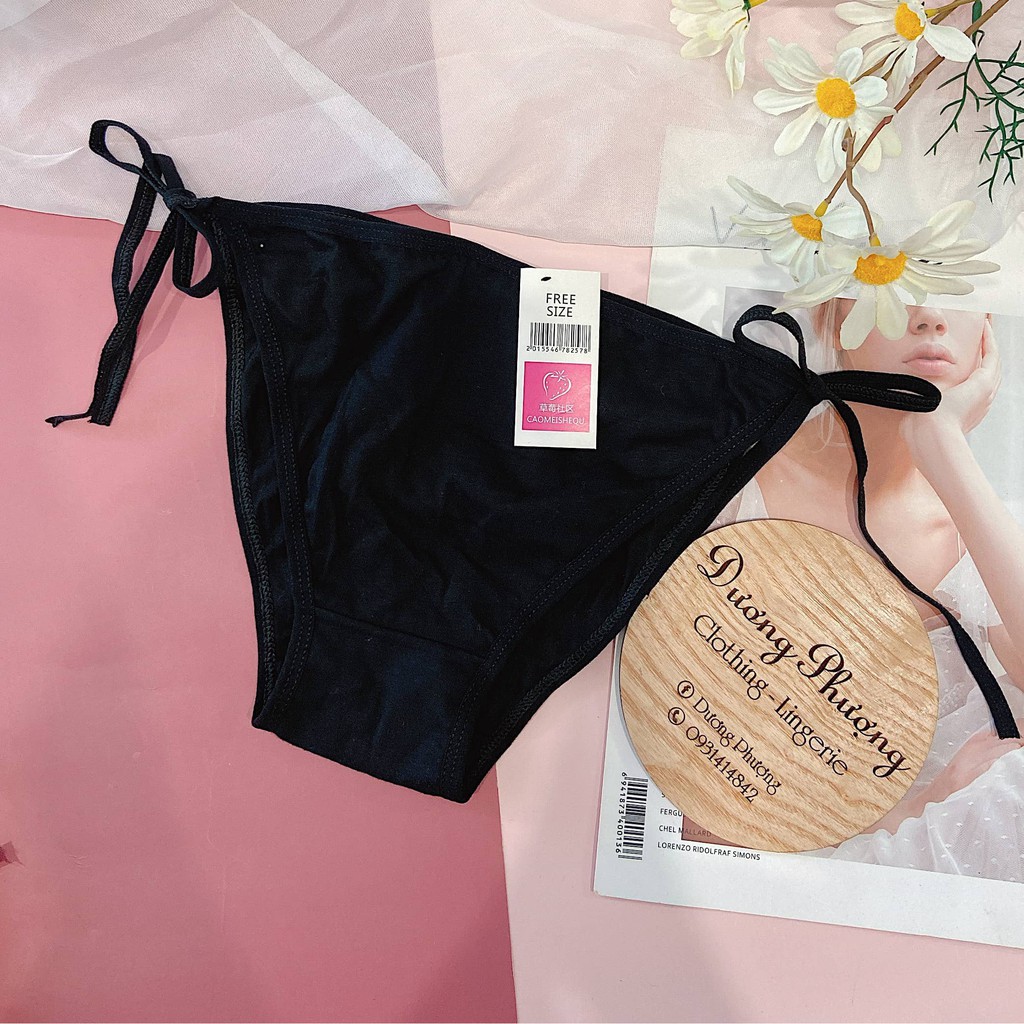 Quần lót nữ cotton cột dây hông sexy - QL052 | BigBuy360 - bigbuy360.vn