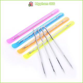 [ Cây loại dài ] QUE NẶN MỤN INOX 2 ĐẦU CAO CẤP KHÔNG GHỈ, CÂY NẶN MỤN