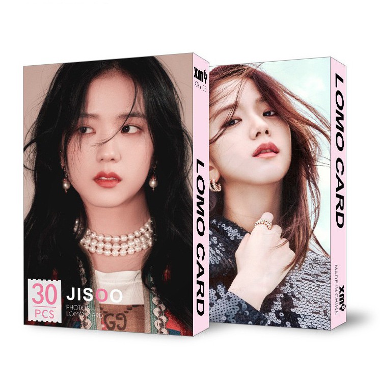 Bộ 30 thẻ ảnh Lomo card Blackpink và từng thành viên Jenie Jisoo Lisa Rose