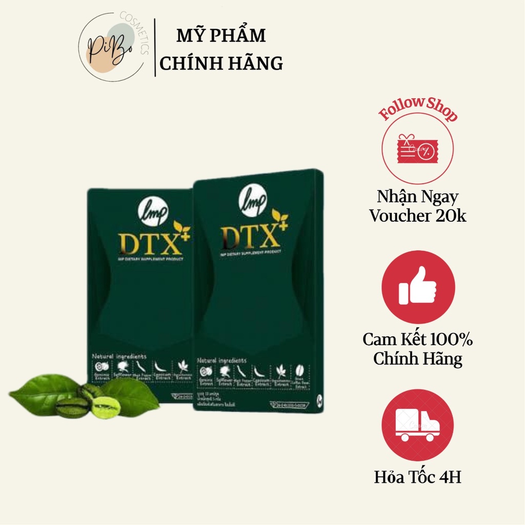 1 Vỉ Viên Uống Detox Thải Độc Giảm Cân DTOXI Thái Lan