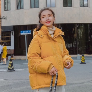 Áo phao dáng ngắn kèm video ảnh thật