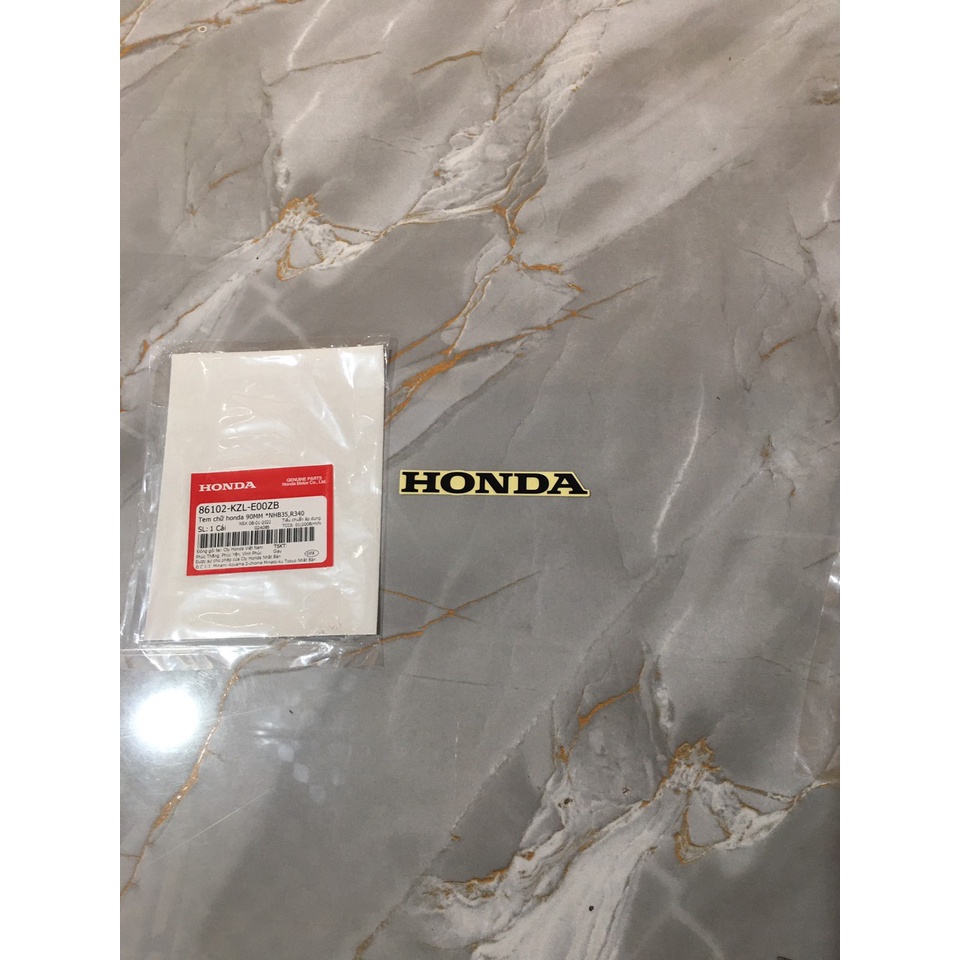 Tem chữ honda 90MM *NHB35,R340 86102KZLE00ZB