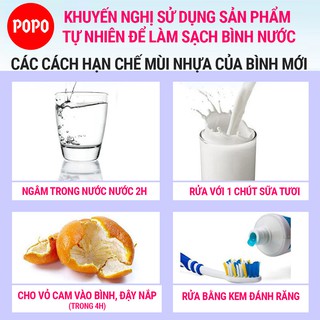 Bình Nước cao cấp POPO Sports 650ml