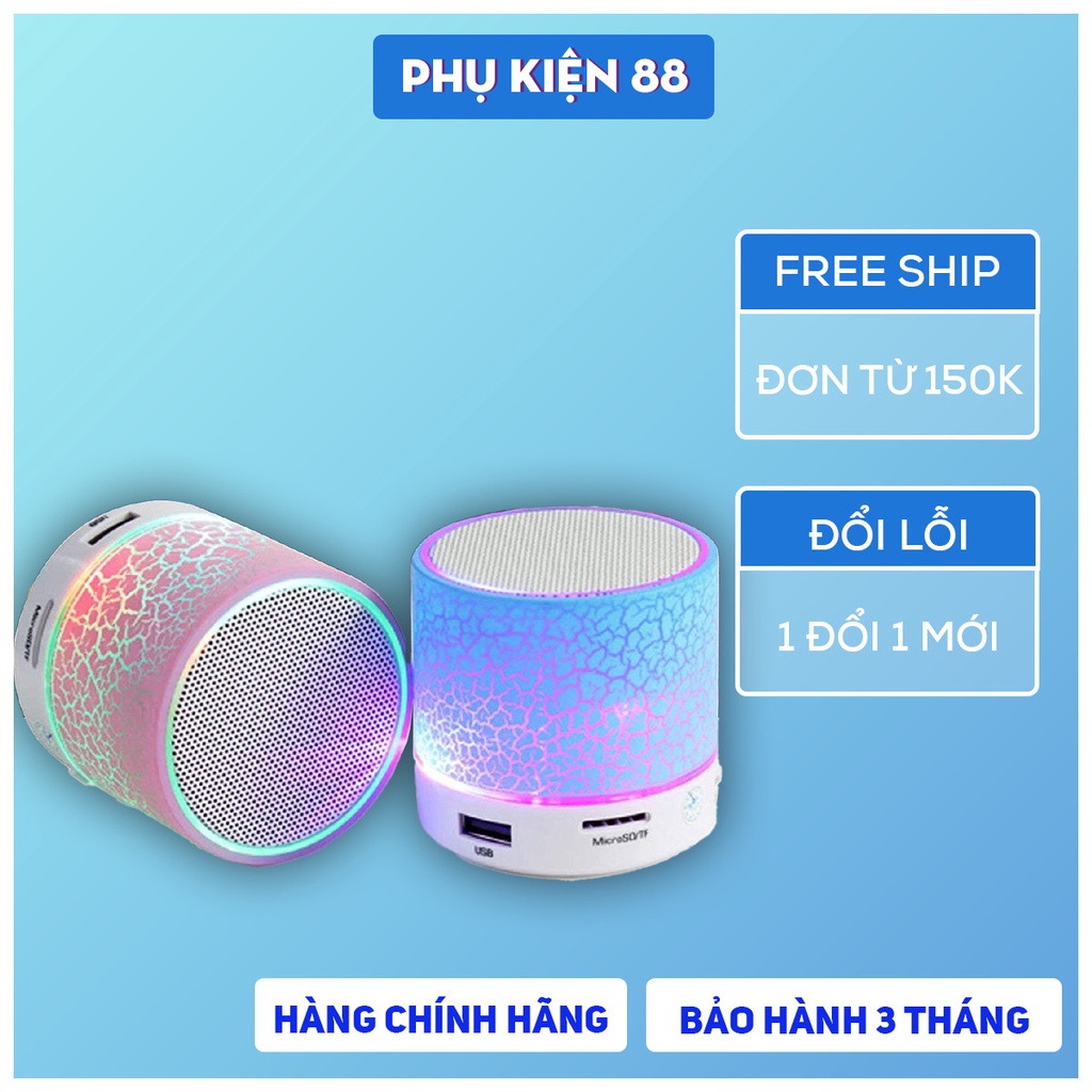 Loa Trứng Mini 5 Màu Có Đèn Led Kèm Sạc USB