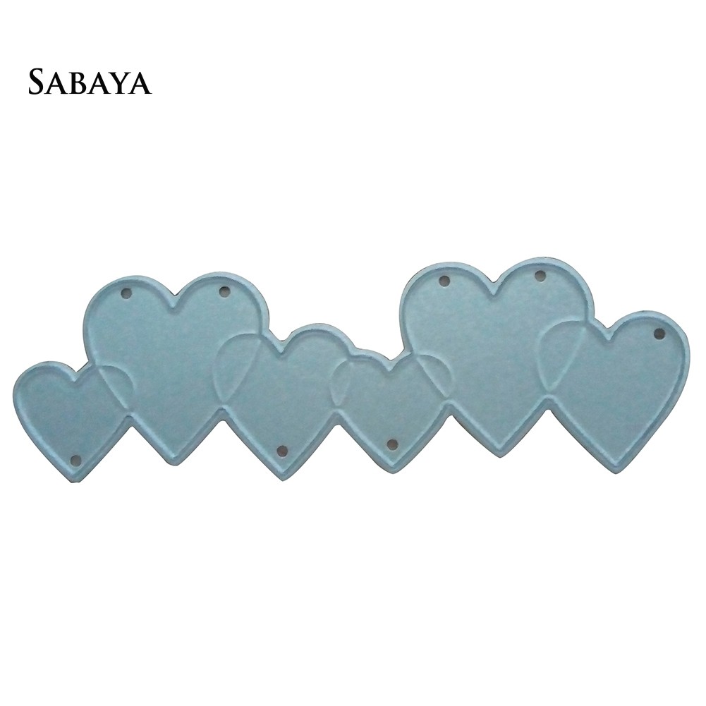 Khuôn cắt giấy kim loại hình trái tim sáng tạo