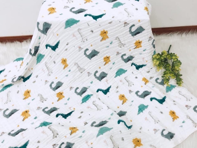 Khăn tắm xô sợi tre đa năng cho bé