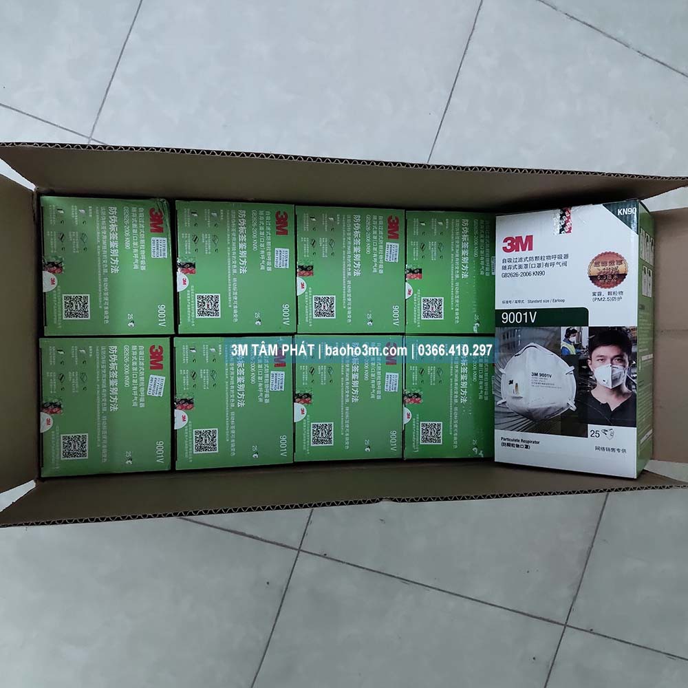 [CHÍNH HÃNG] Lẻ 1 cái khẩu trang chống bụi 3M 9001V | BigBuy360 - bigbuy360.vn