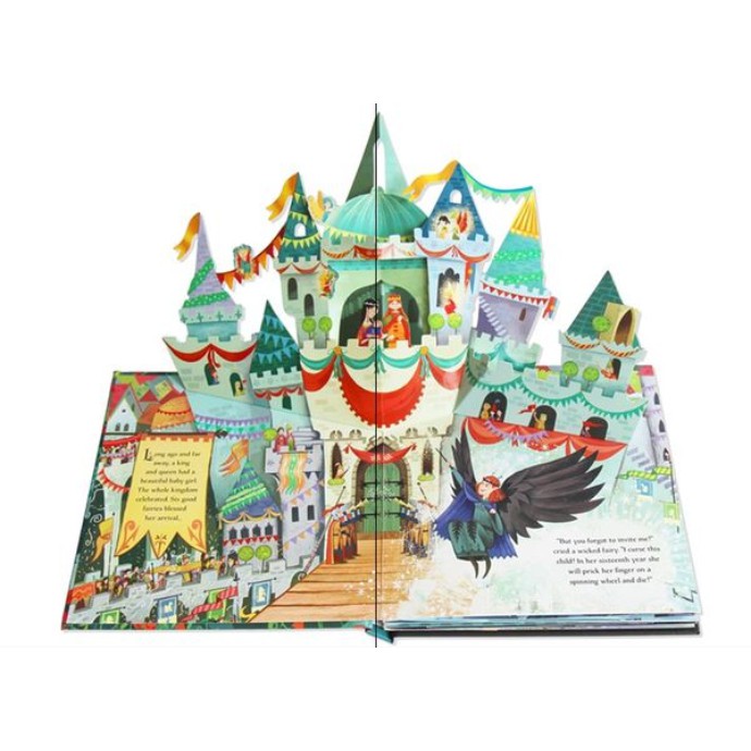 Sách - Anh: Pop-up Fairy Tales Sleeping Beauty