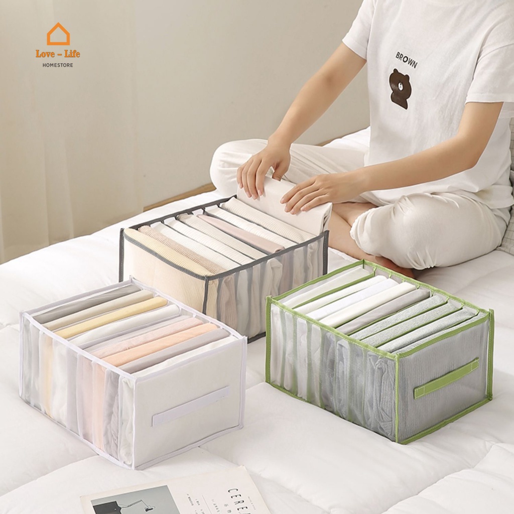 Hộp đựng quần áo có tay cầm tiện lợi