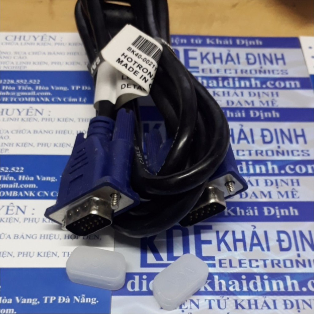 Dây cáp màn hình máy tính VGA dài 1.5m, hàng tốt kde0090