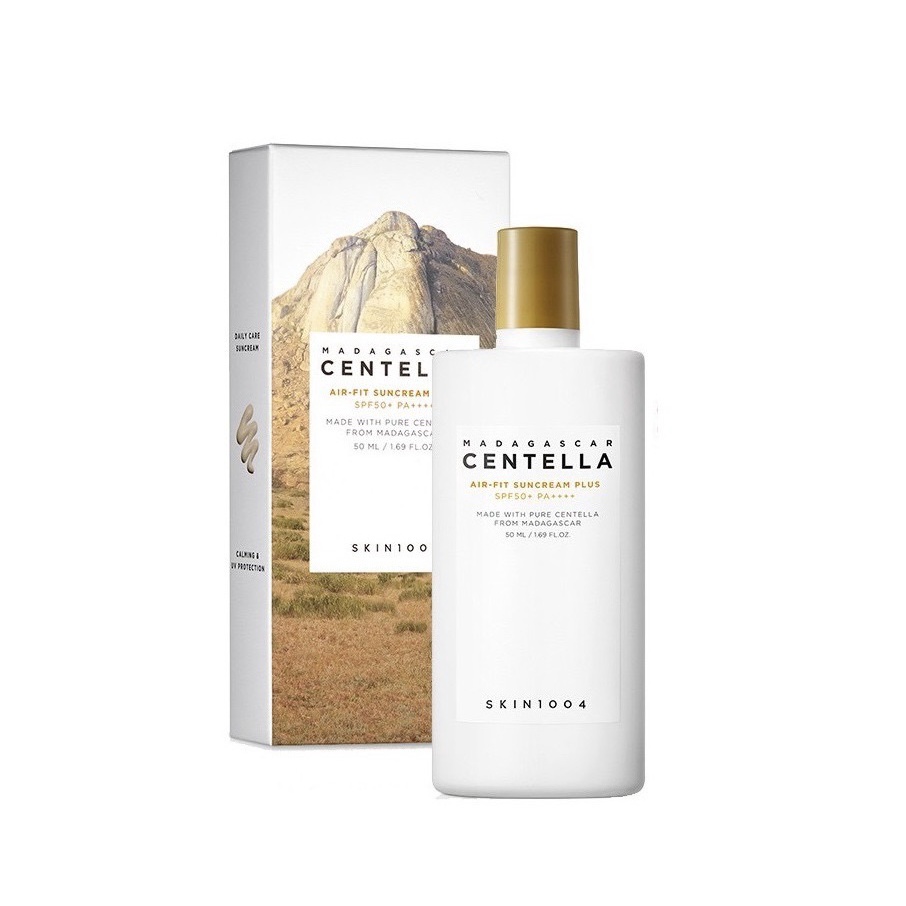 Combo Kem Chống Nắng Rau Má + Serum Trắng Da Skin1004 Madagascar Centella Brightening Ampoule 100ml