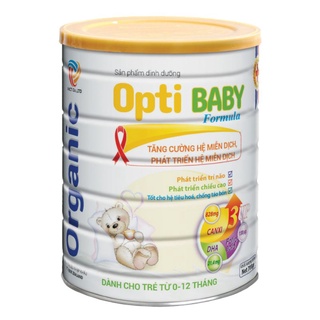 Sữa bột Opti Baby hộp 900gam dinh dưỡng cho trẻ từ 0 đến 12 tháng tuổi