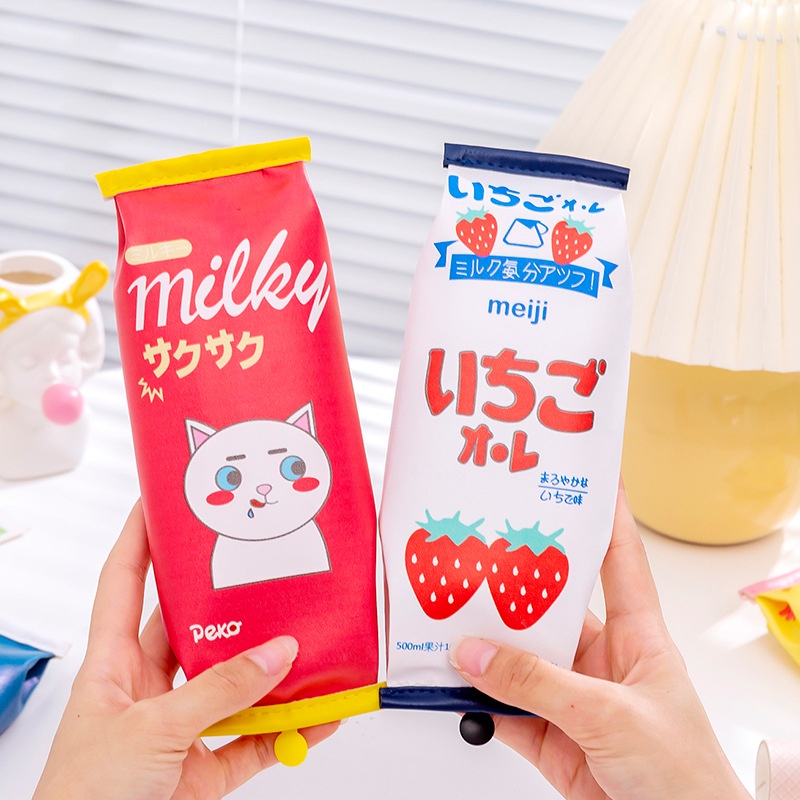 Túi Đựng Bút Chống Thấm Nước Sức Chứa Lớn Họa Tiết Hoạt Hình Dễ Thương