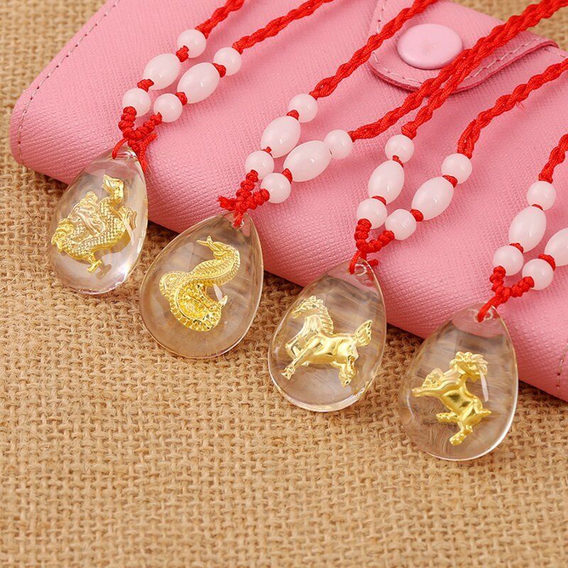 Vòng cổ Unisex Mặt Hình 12 Cung Hoàng Đạo Phát Triển Trong Bóng Tối