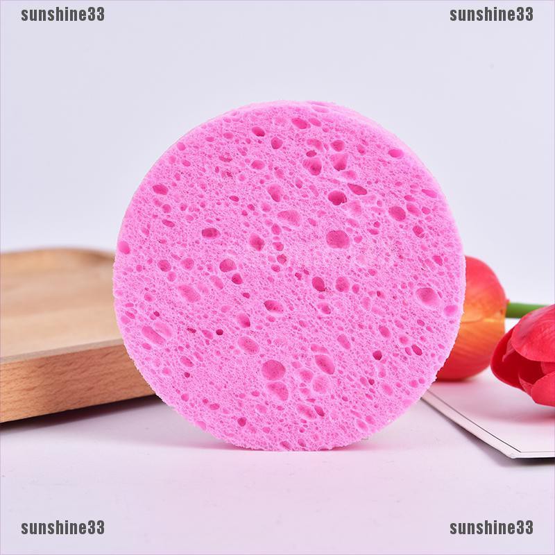 Mút Rửa Mặt Bọt Biển Tròn Chiết Xuất Thực Vật Tự Nhiên
