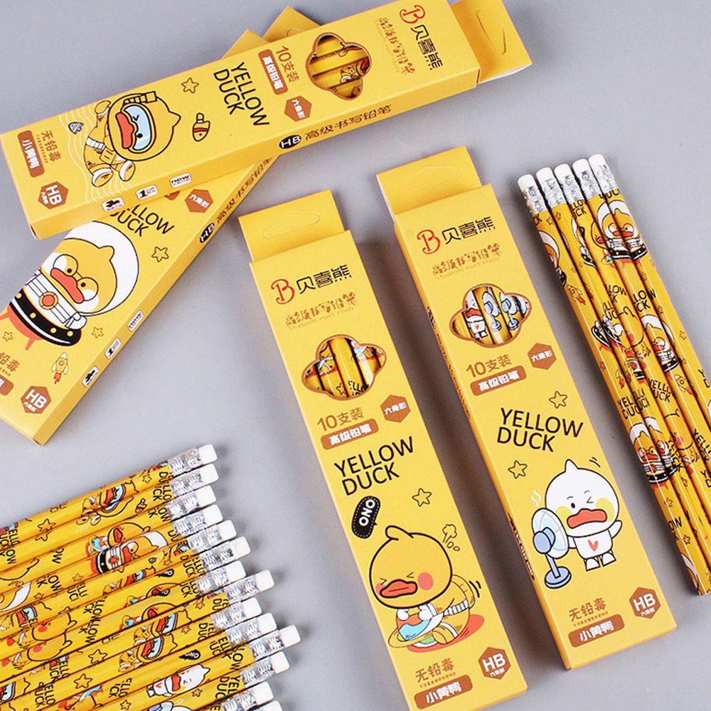 Set 10 Bút Chì Vẽ Kèm Gôm Tẩy Tiện Dụng