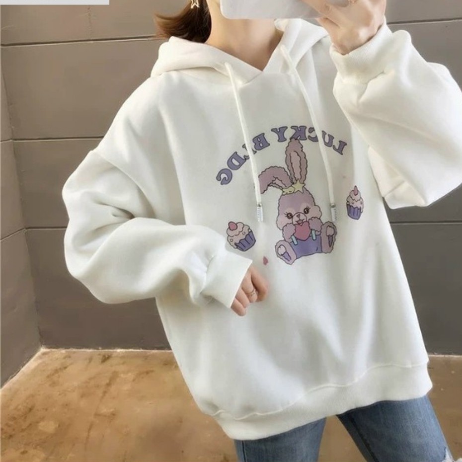 [HOT] Áo khoác nỉ Hoodie KN3 nón phối tai thỏ [ FREESHIP ] | BigBuy360 - bigbuy360.vn