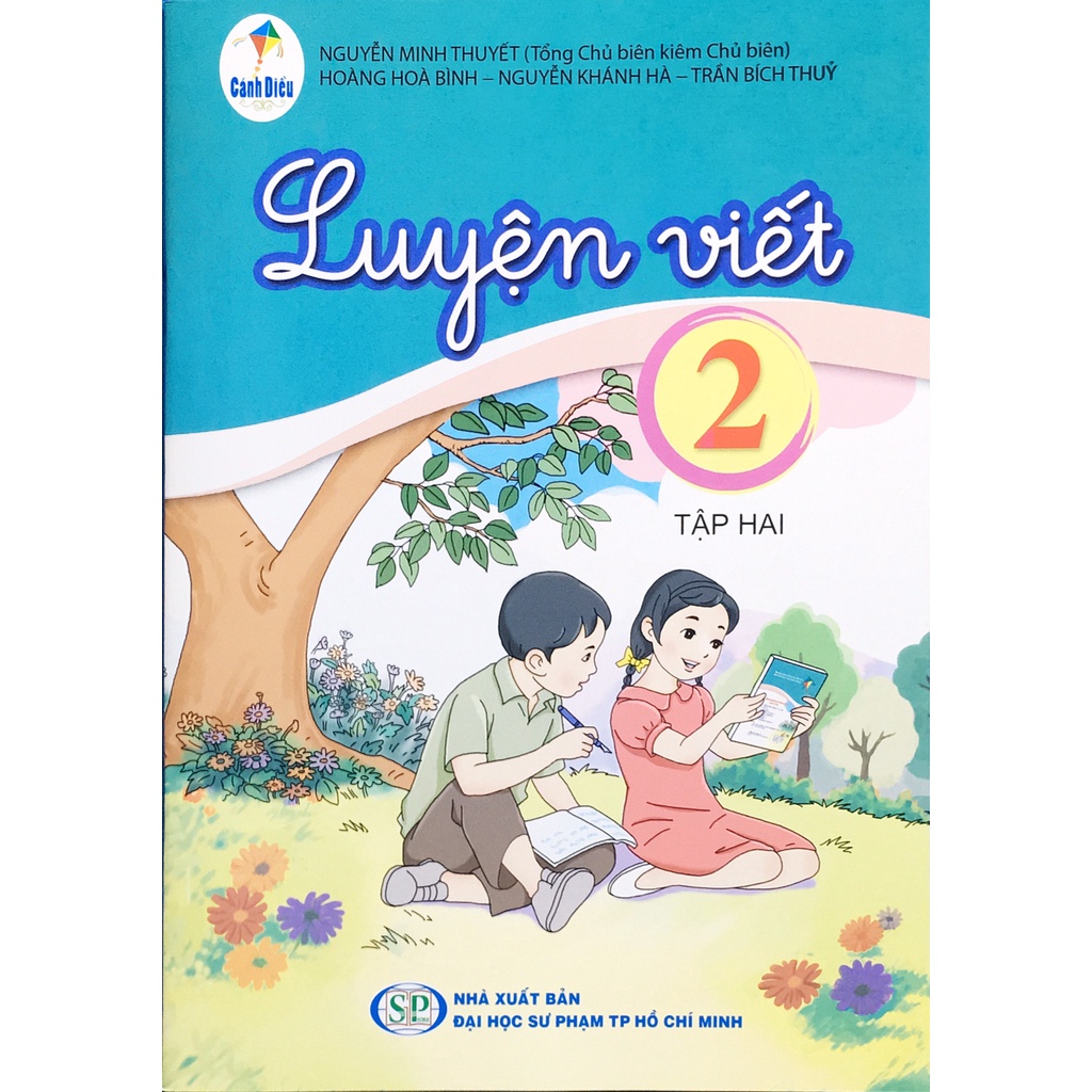 Sách Luyện viết lớp 2 tập 2 (CD) và 5 giấy kê tay