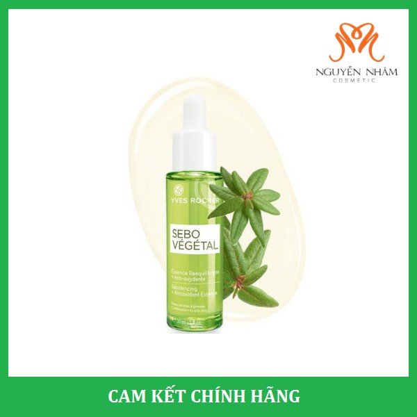 TINH CHẤT DƯỠNG DA DẦU YVES ROCHER SEBO VEGETAL SE KHÍT LỖ CHÂN LÔNG