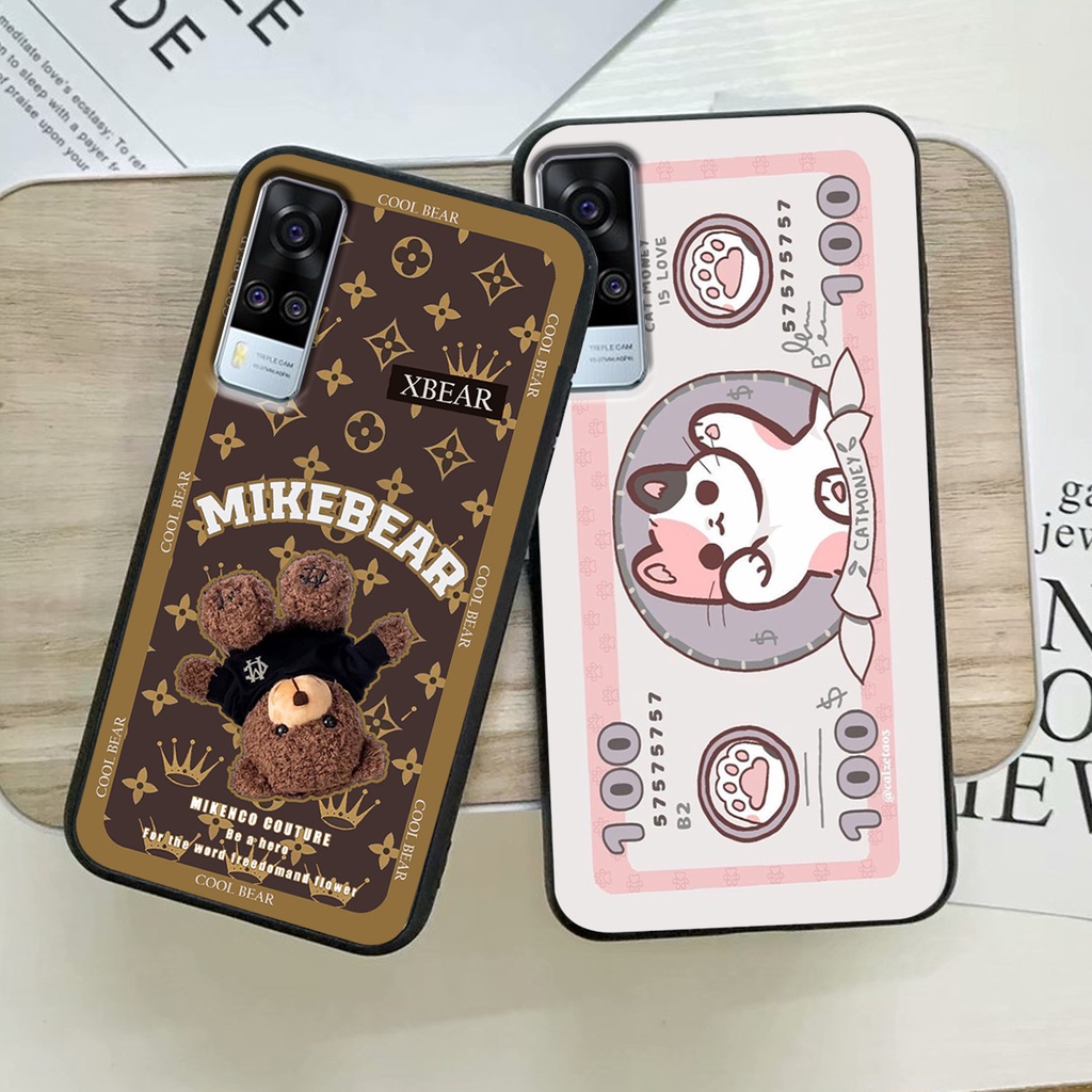 Ốp lưng Vivo Y51 2020 in hình cao cấp mẫu kẻ caro,mikenbe@r siêu hot