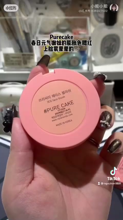 Phấn Má Hồng 3CE Mood Recipe Face Blush [Nude Peach- Mono Pink- Rose Beige- Full Off Charm-Kinda Shy] | BigBuy360 - bigbuy360.vn