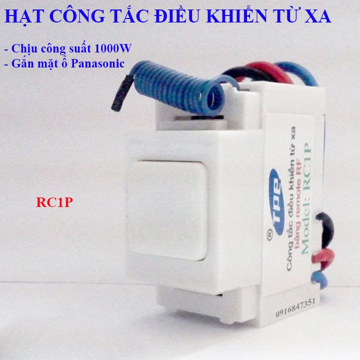 Hạt công tắc điều khiển từ xa TPE RC1S - RC1P