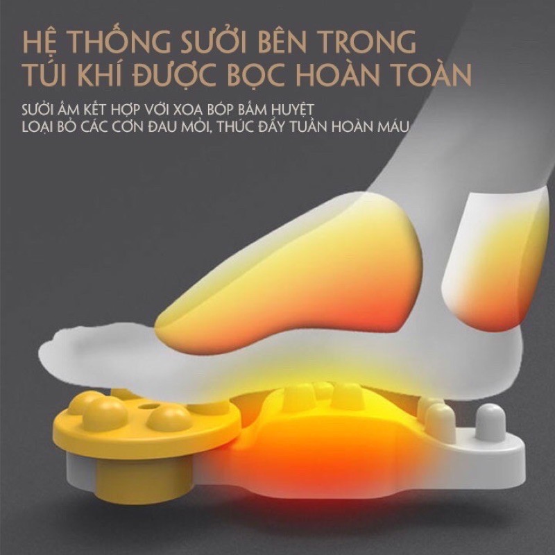 MÁY MASSAGE CHÂN CÓ CHẾ ĐỘ LÀM ẤM BÀN CHÂN