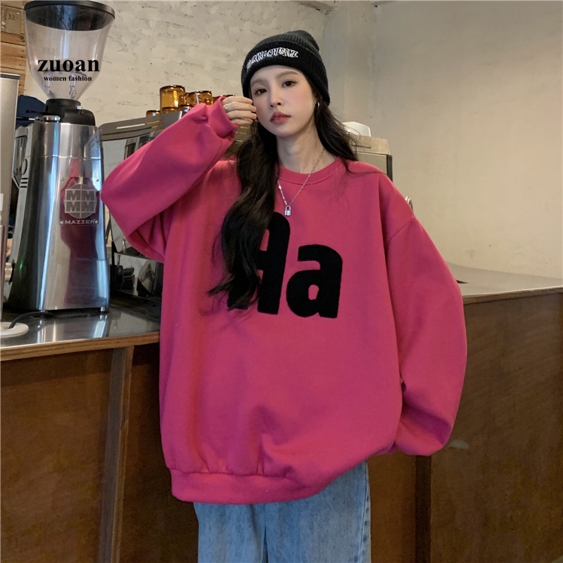 Áo SUXI dành cho nữ tay dài dáng rộng thời trang phong cách Hàn Quốc