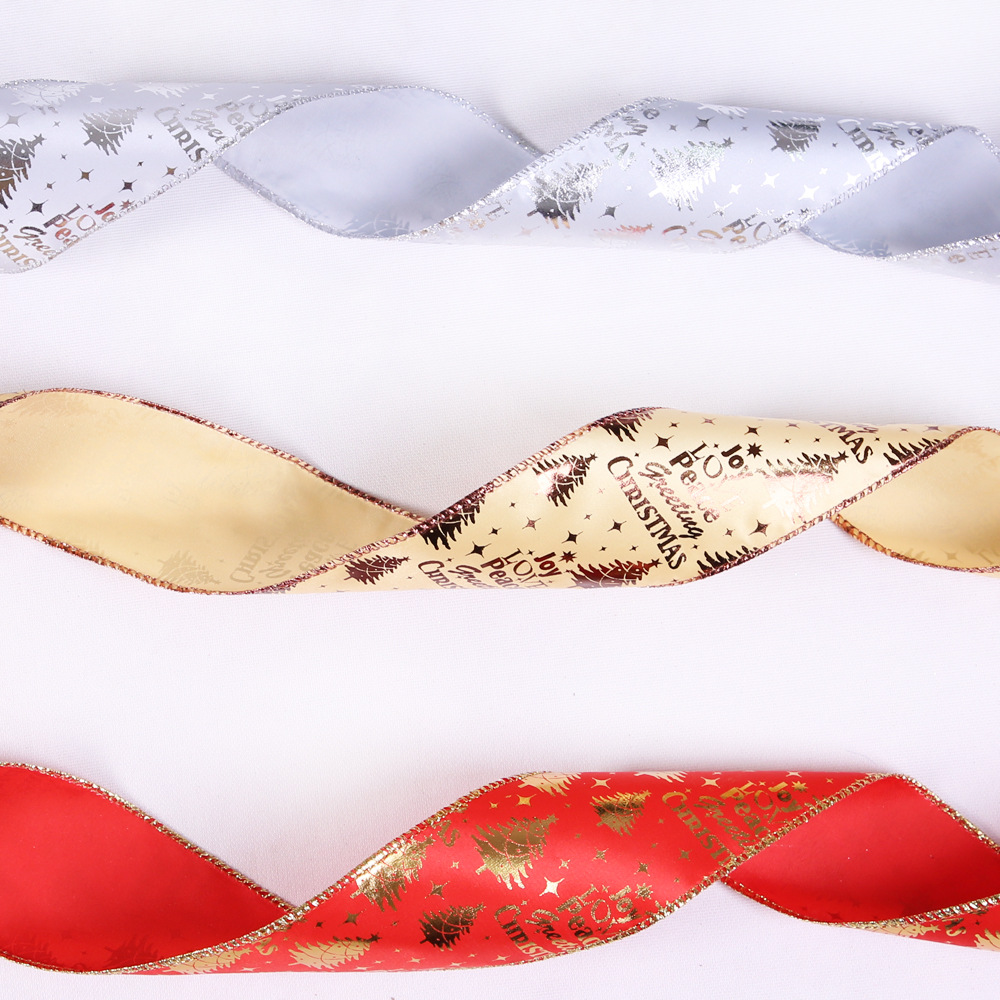 Cuộn dây tay băng 6.3cm X 2m dùng để trang trí giáng sinh xinh xắn